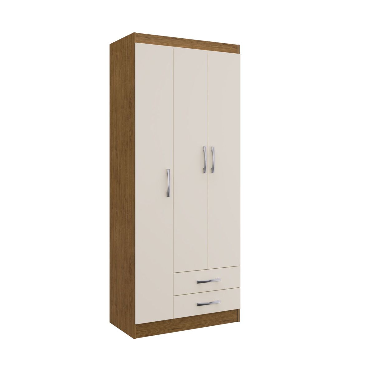 PRECIO UNO - Ropero 3 Puertas Nogal Pu