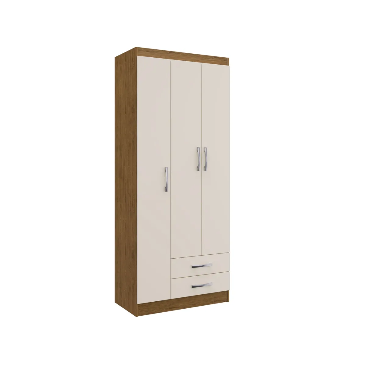 PRECIO UNO - Ropero 3 Puertas Nogal Pu