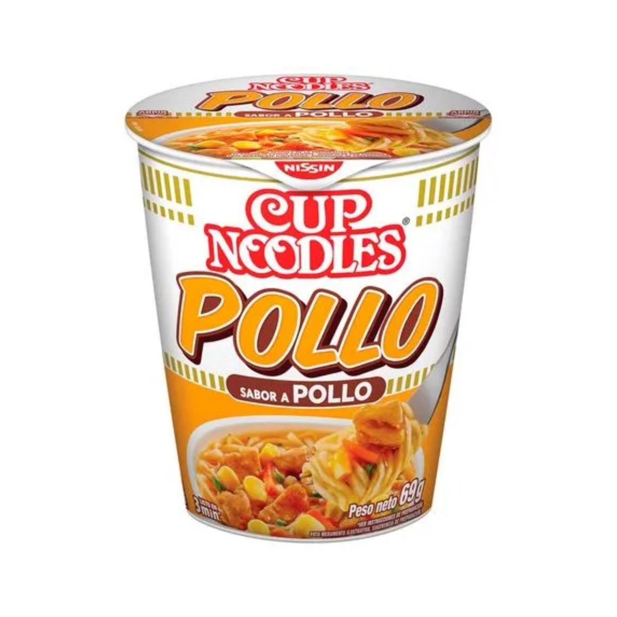 NISSIN - Pasta Precocida Nissin Cup Noodles Pollo Empaque 69 g