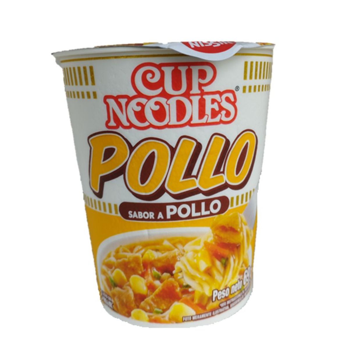 NISSIN - Pasta Precocida Nissin Cup Noodles Pollo Empaque 69 g
