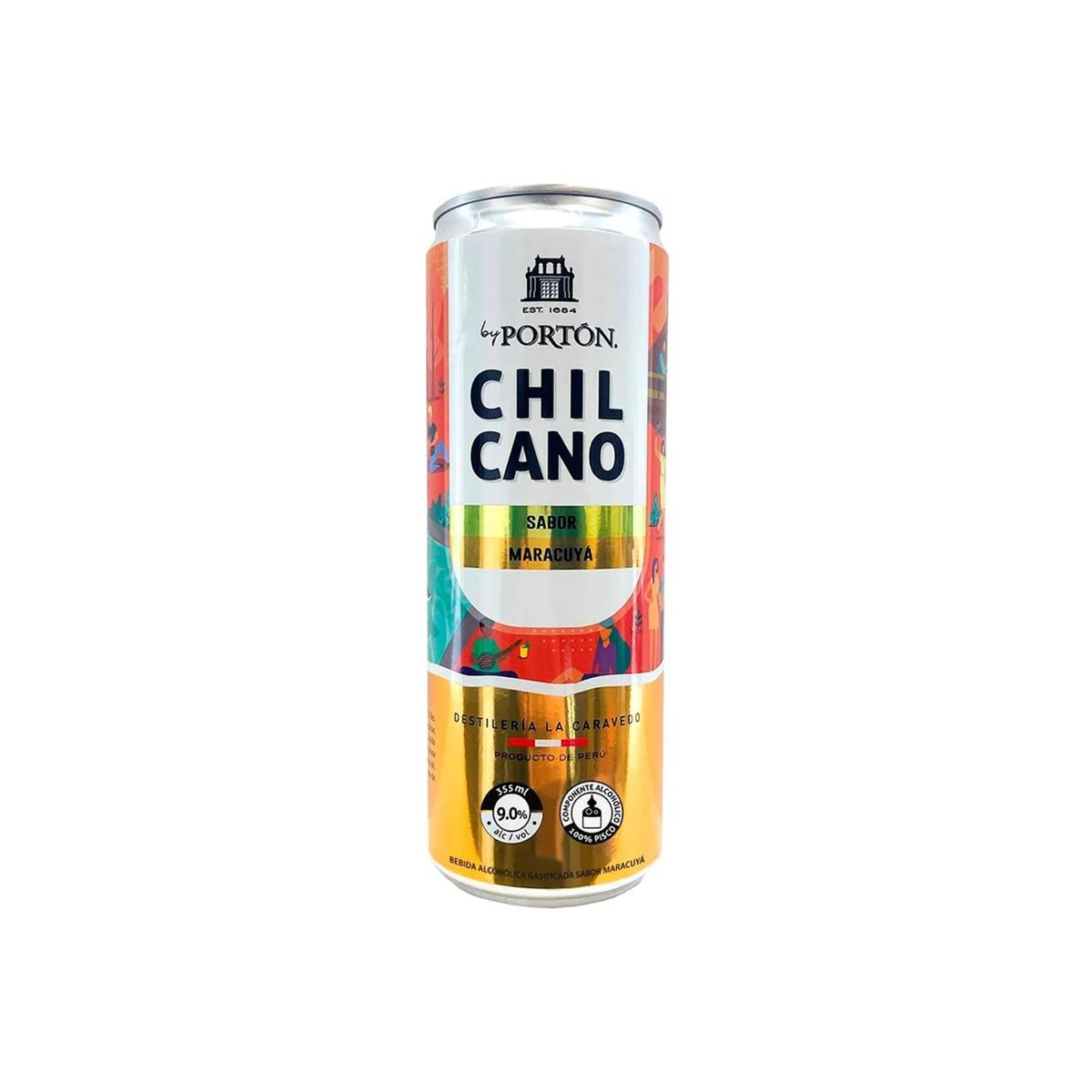 PORTON - Bebida RTD Porton Chilcano Maracuyá Lata 355 mL