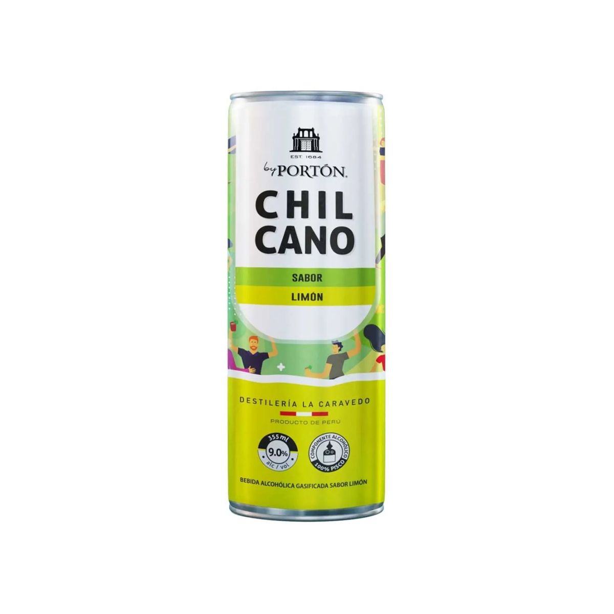 PORTON - Bebida RTD Porton Chilcano Limón Lata 355 mL