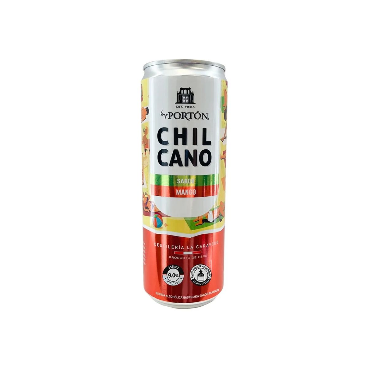 PORTON - Bebida RTD Porton Chilcano Mango Lata 355 mL