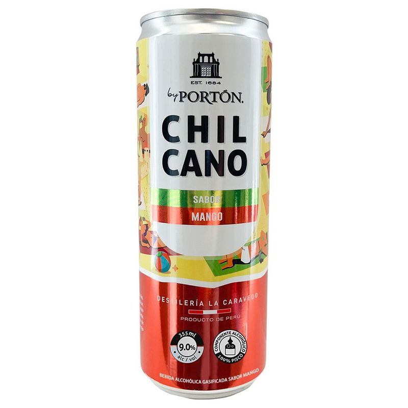 PORTON - Chilcano de Pisco Porton Mango Lata 355 mL