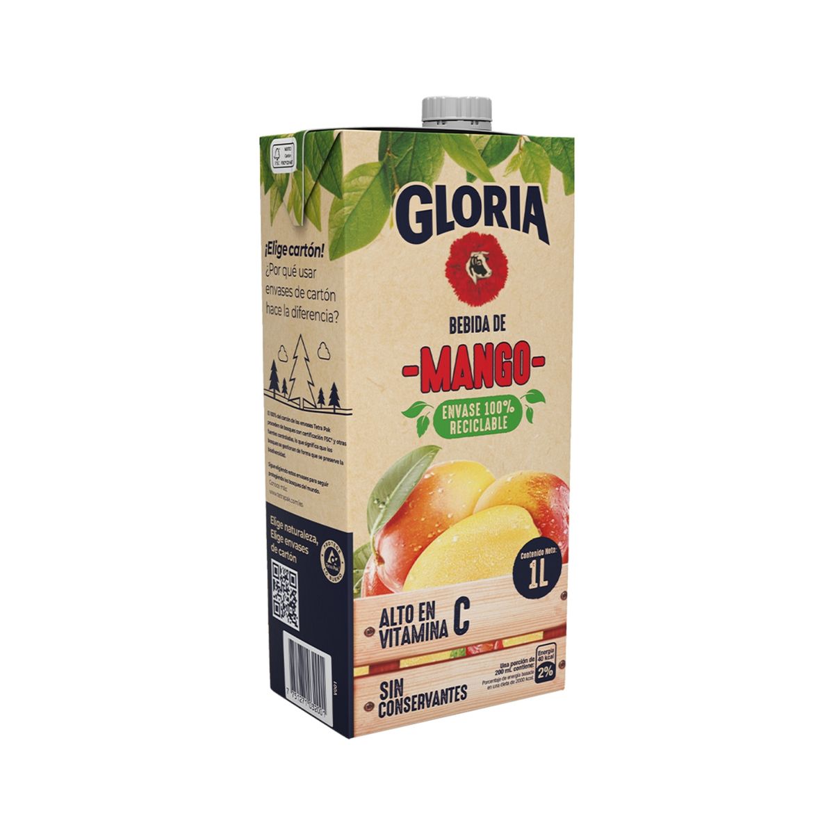 GLORIA - Bebida Gloria Mango Caja 1 L