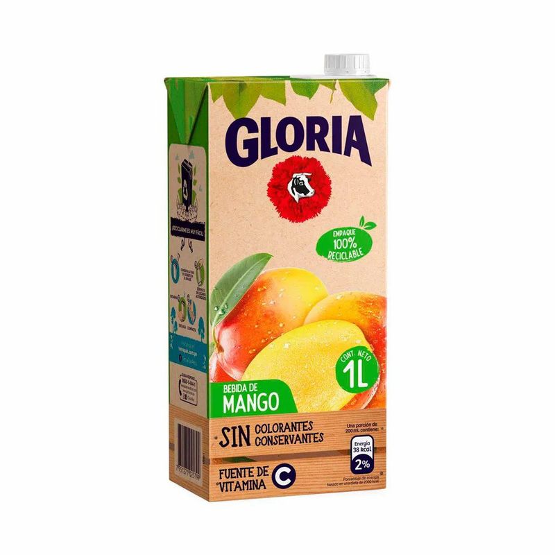 GLORIA - Bebida Gloria Mango Caja 1 L