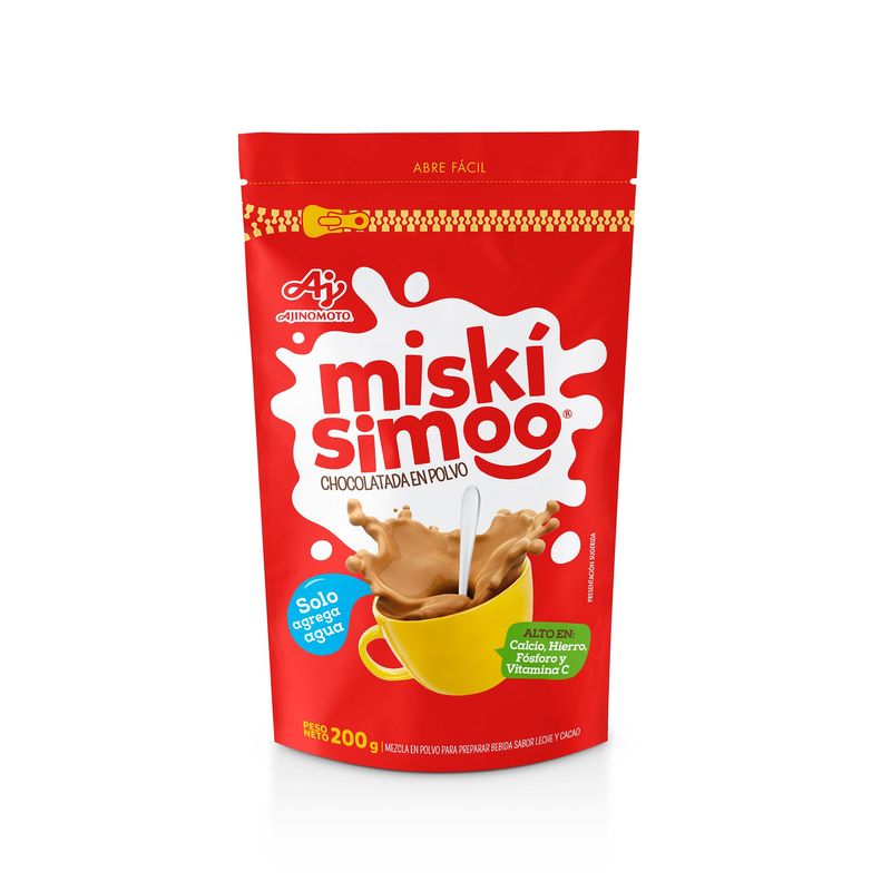 MISKISIMOO - Chocolatada en Polvo Miskisimoo Doypack 200 g
