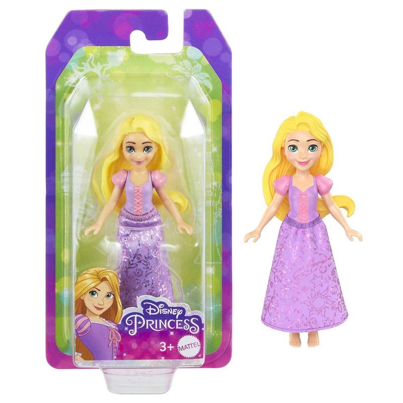DISNEY PRINCESS - Disney Princesa Muñeca Mini Rapunzel 9 cm