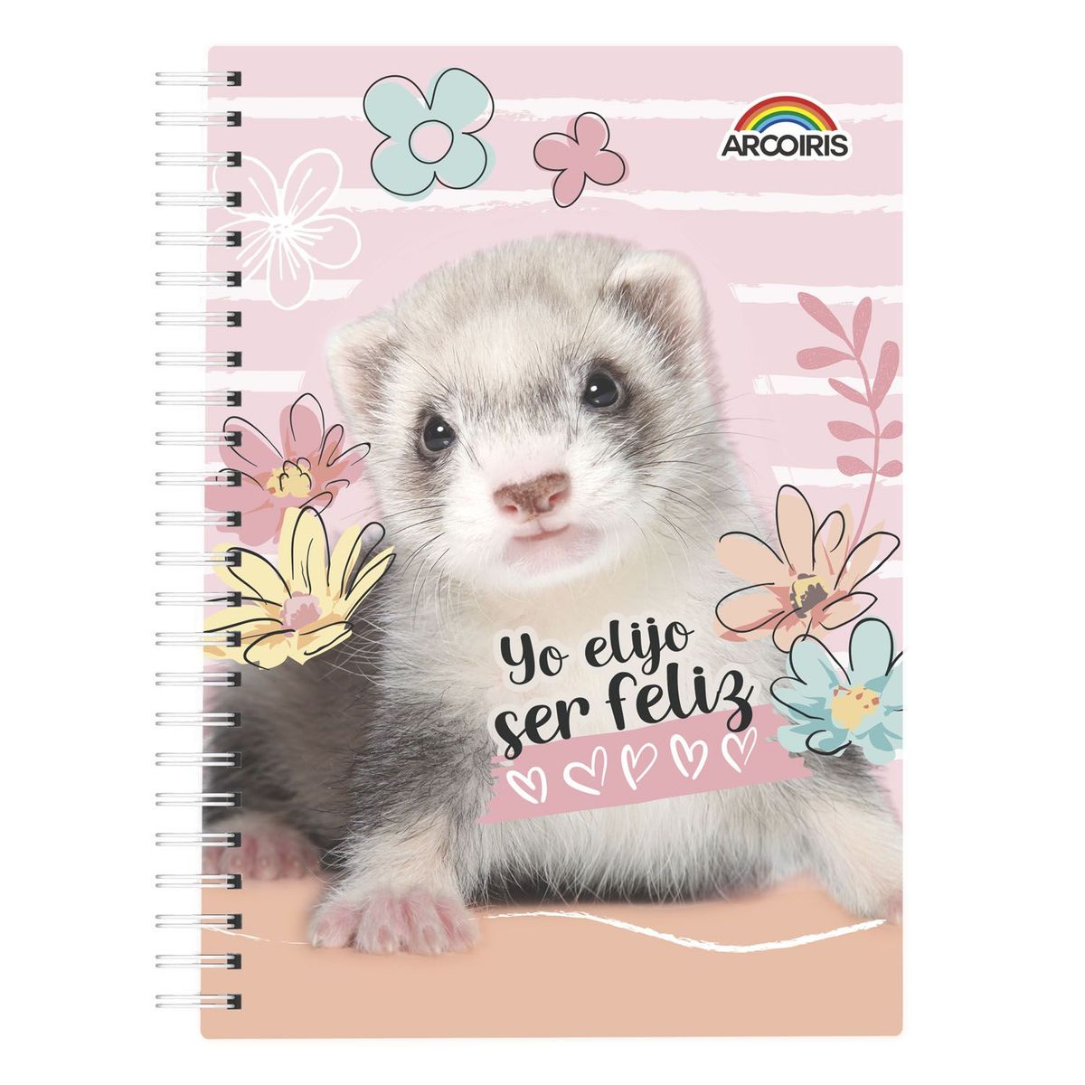 LAYCONSA - CUADERNO ANILLADO ARCOIRIS A4 MUJER