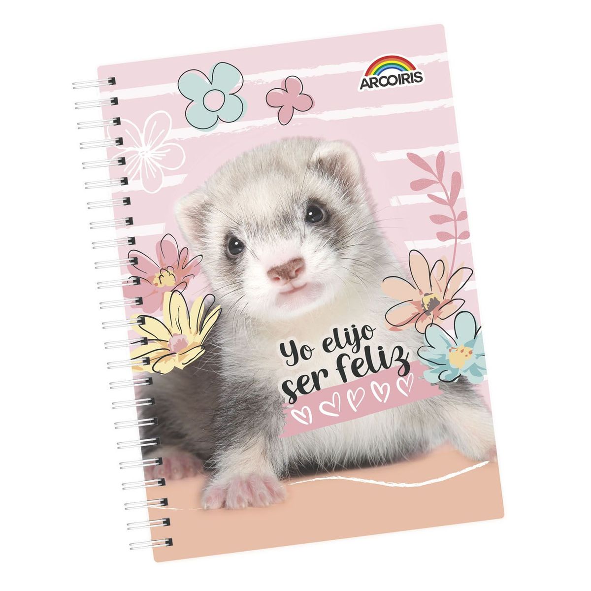 LAYCONSA - CUADERNO ANILLADO ARCOIRIS A4 MUJER
