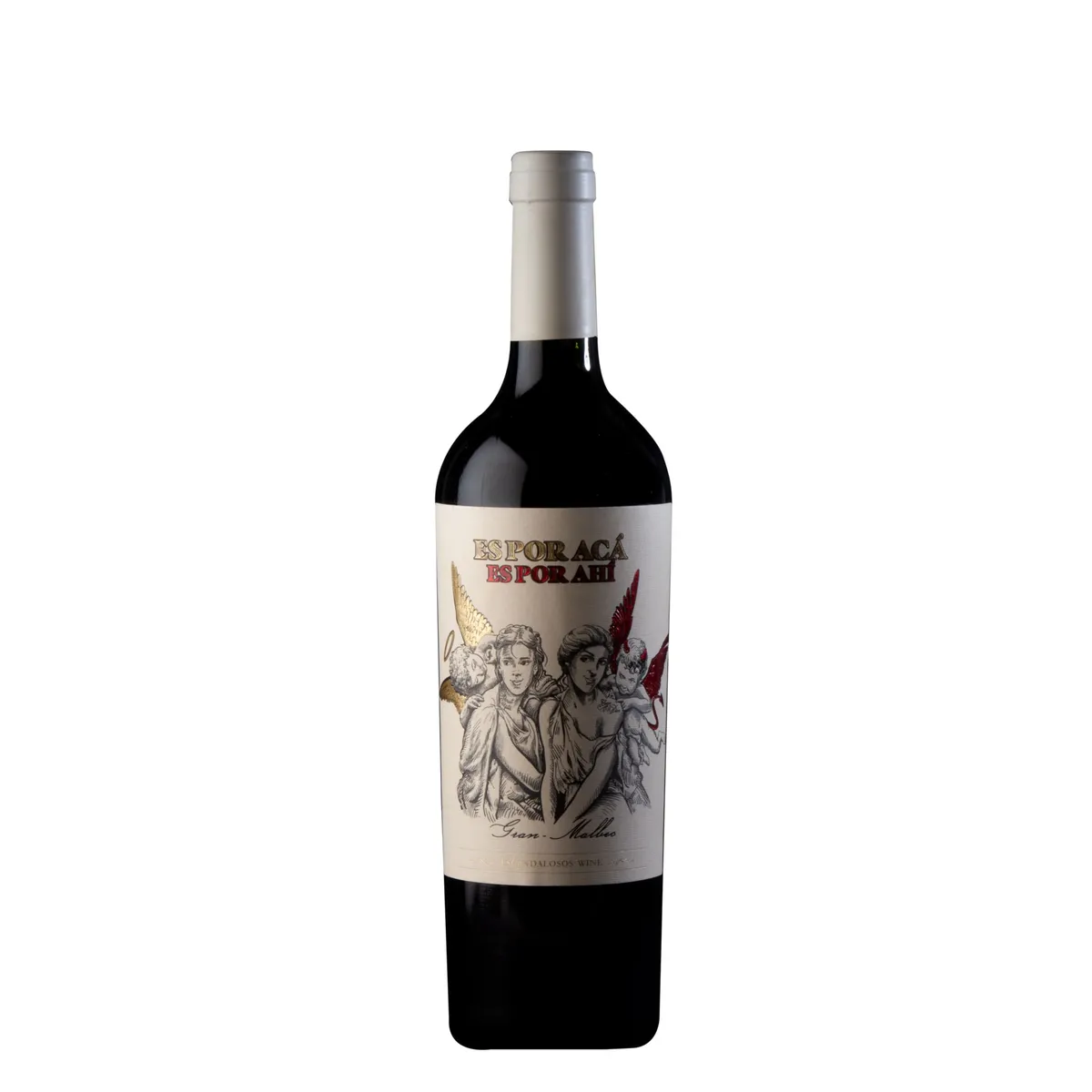 ESCANDALOSOS WINES - Vino Es Por Acá Es Por Ahí Malbec Botella 750 mL