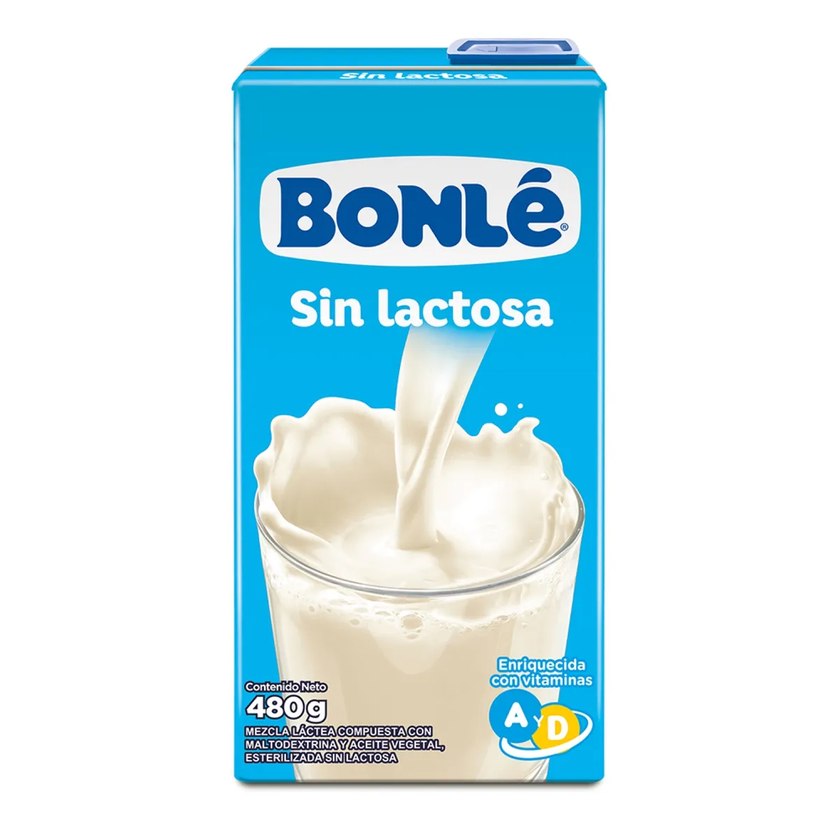 BONLE - Mezcla Láctea Bonlé Sin Lactosa Sixpack Caja 480 g