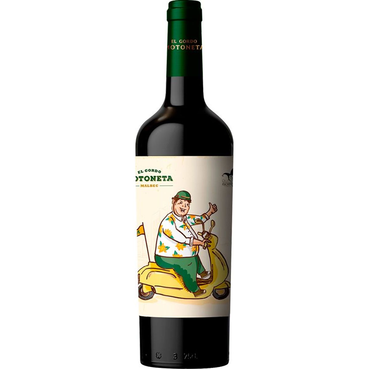 ESCANDALOSOS WINES - Vino El Gordo Motoneta Malbec Botella 750 mL