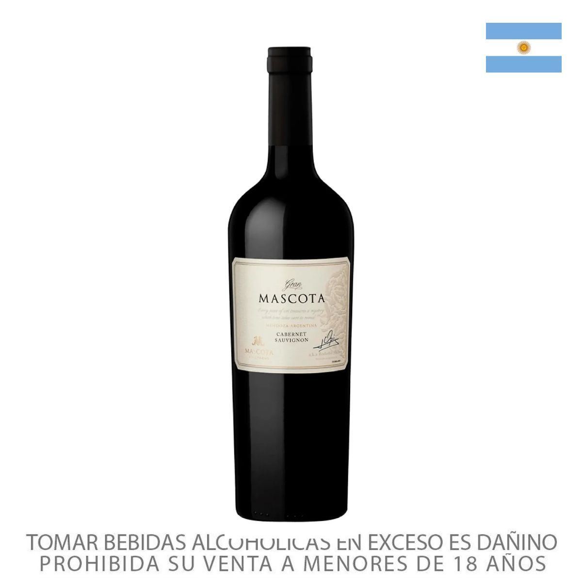 LA MASCOTA - Vino La Gran Mascota Cabernet Sauvignon Botella 750 mL