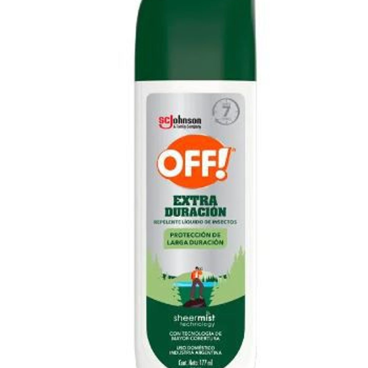 OFF - Repelente en Spray OFF Extra Protección Envase 177 mL