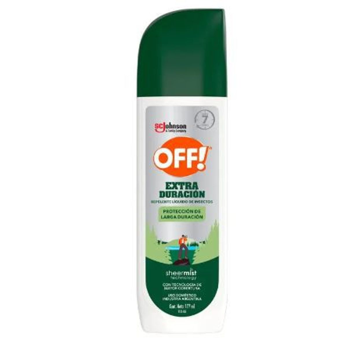 OFF - Repelente en Spray OFF Extra Protección Envase 177 mL
