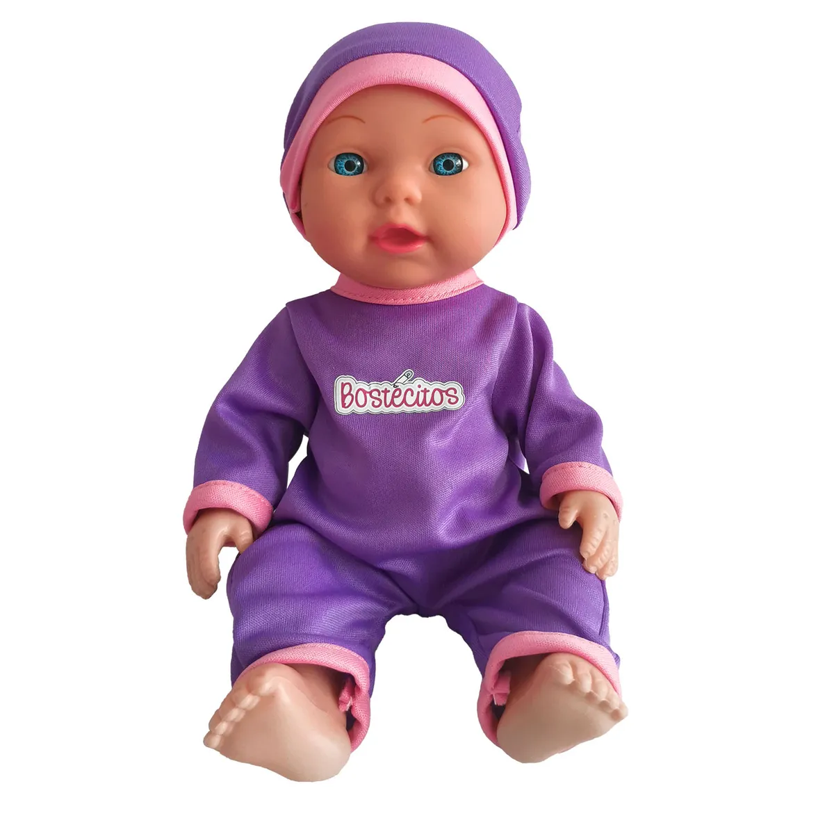 BOSTECITOS - Muñeca de 28 cm con Coche