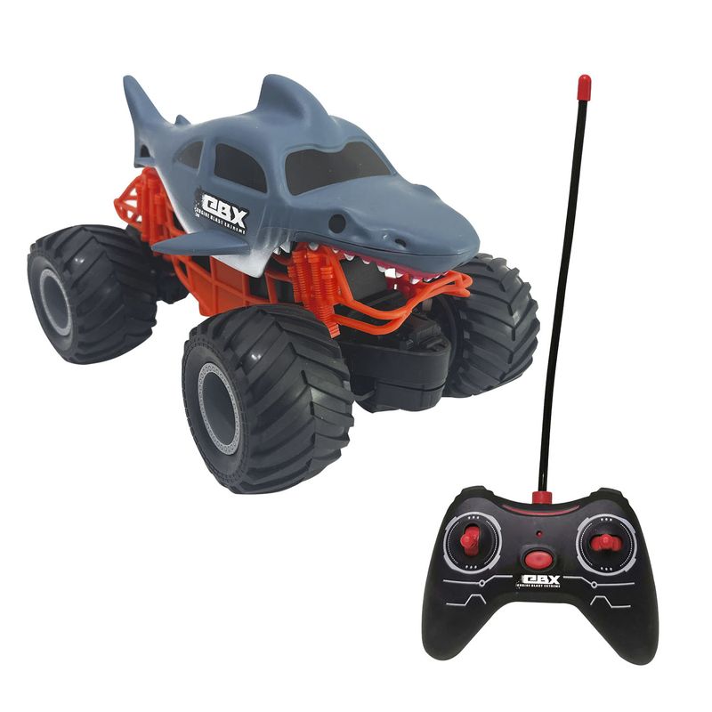 Camión Monstruo Carro A Control Remoto Tiburon Monster 1:20 A