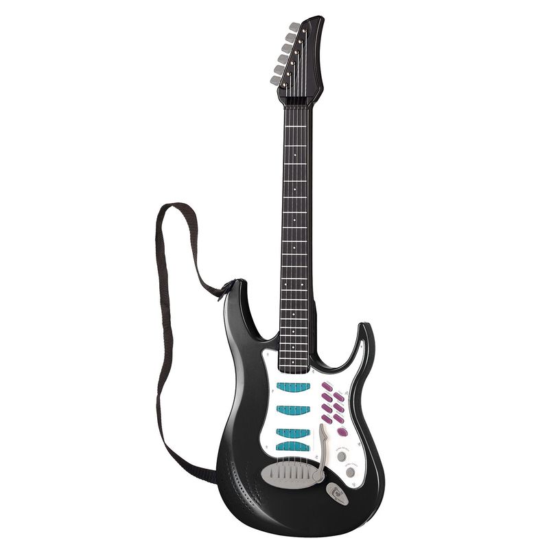 DJ TOYS - Guitarra Rock Electronica Trendy Negra
