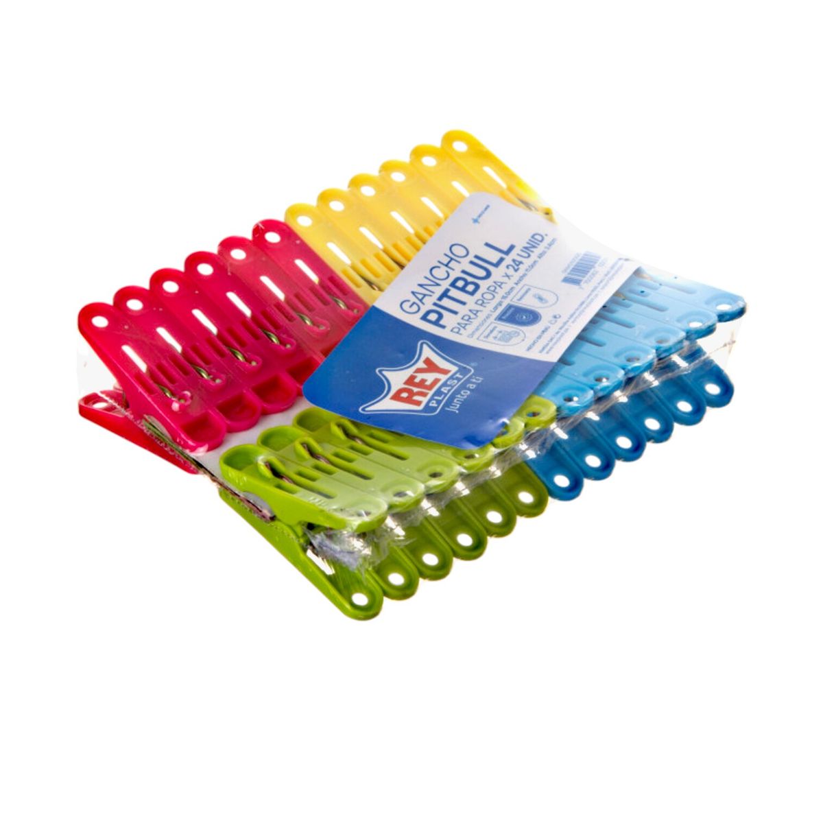 Rey - Gancho Pitbull Para Ropa x 24 Un