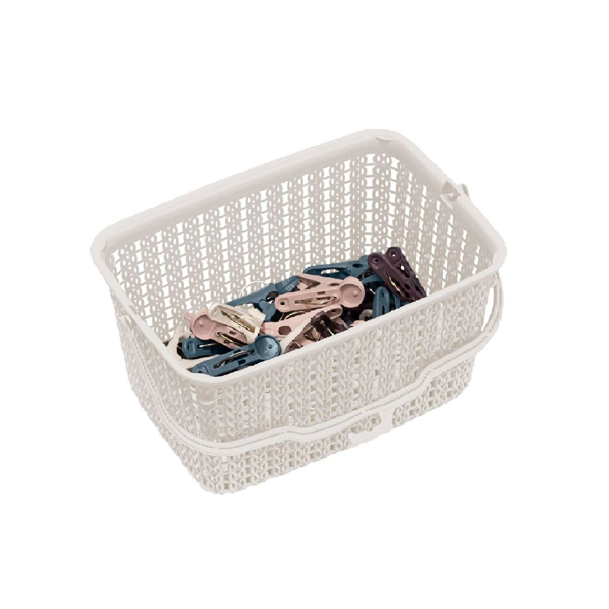 Reyplast - Canastilla Khipu 3.8 L + 48 Ganchos Reyplast