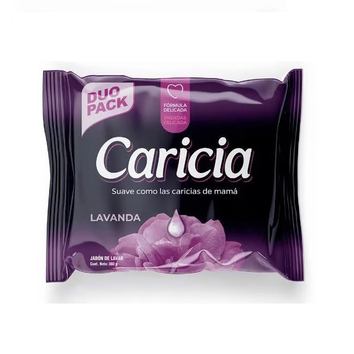 CARICIA - Jabón Caricia Lavanda Empaque 360 g