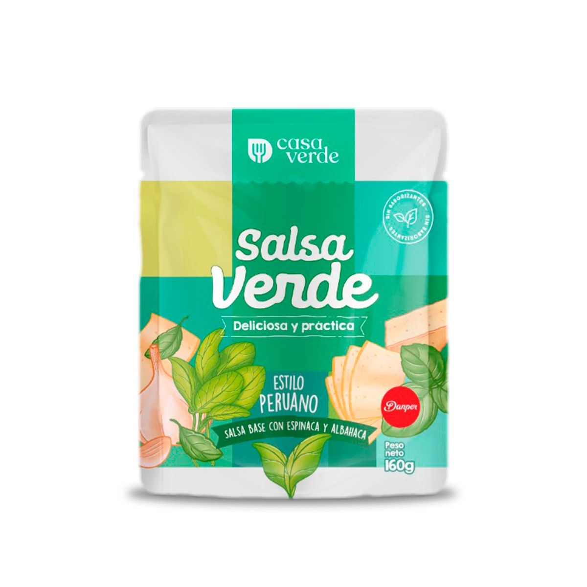 CASA VERDE - Salsa Verde Casa Verde Pouch Empaque 160 g