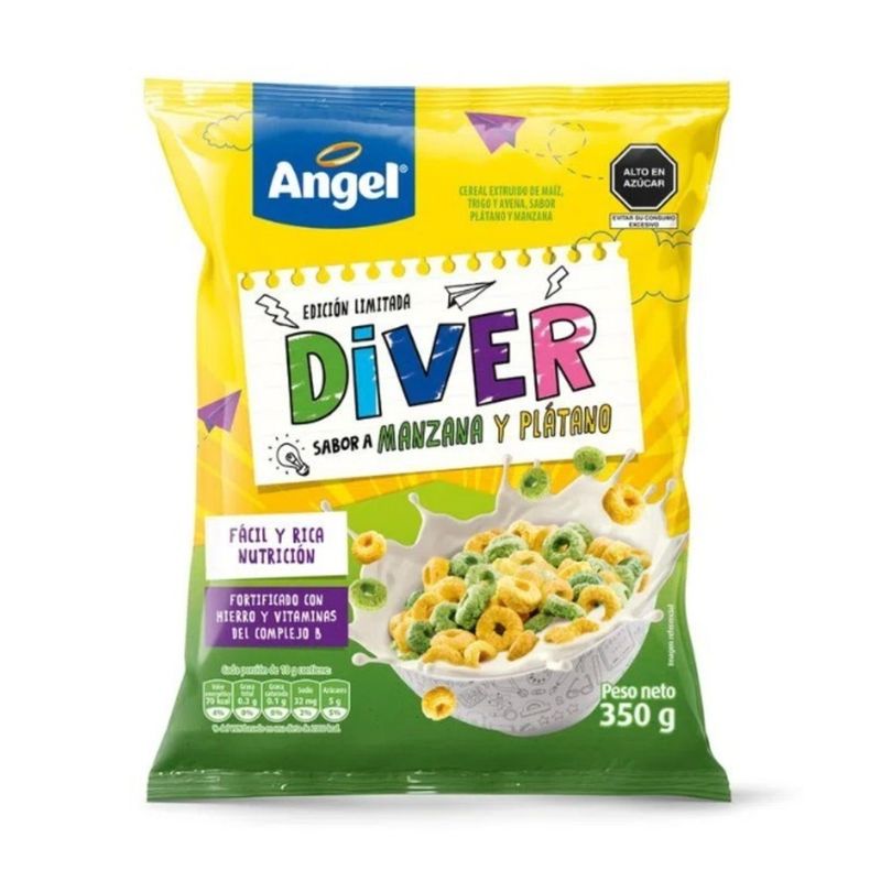 ANGEL - Cereal Angel Diver Manzana Plátano 350g