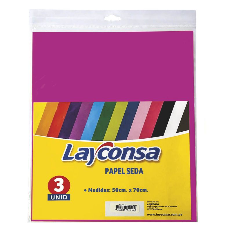 LAYCONSA - Papel Seda Fucsia Rllx3 Lyc