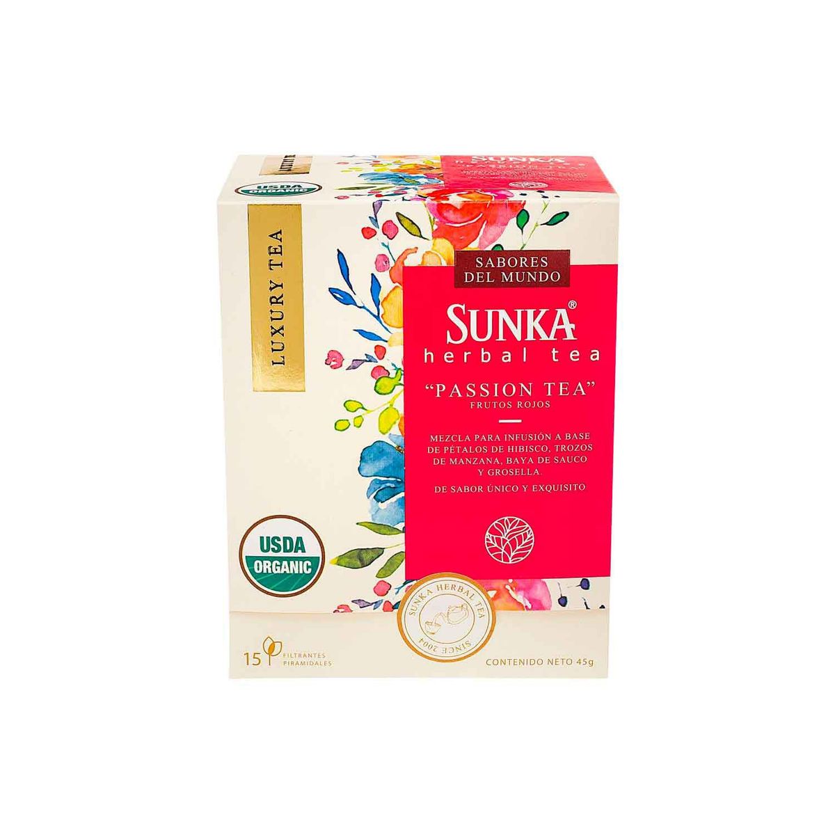 SUNKA - Té Orgánico Sunka Luxury Passion 15 Unidades