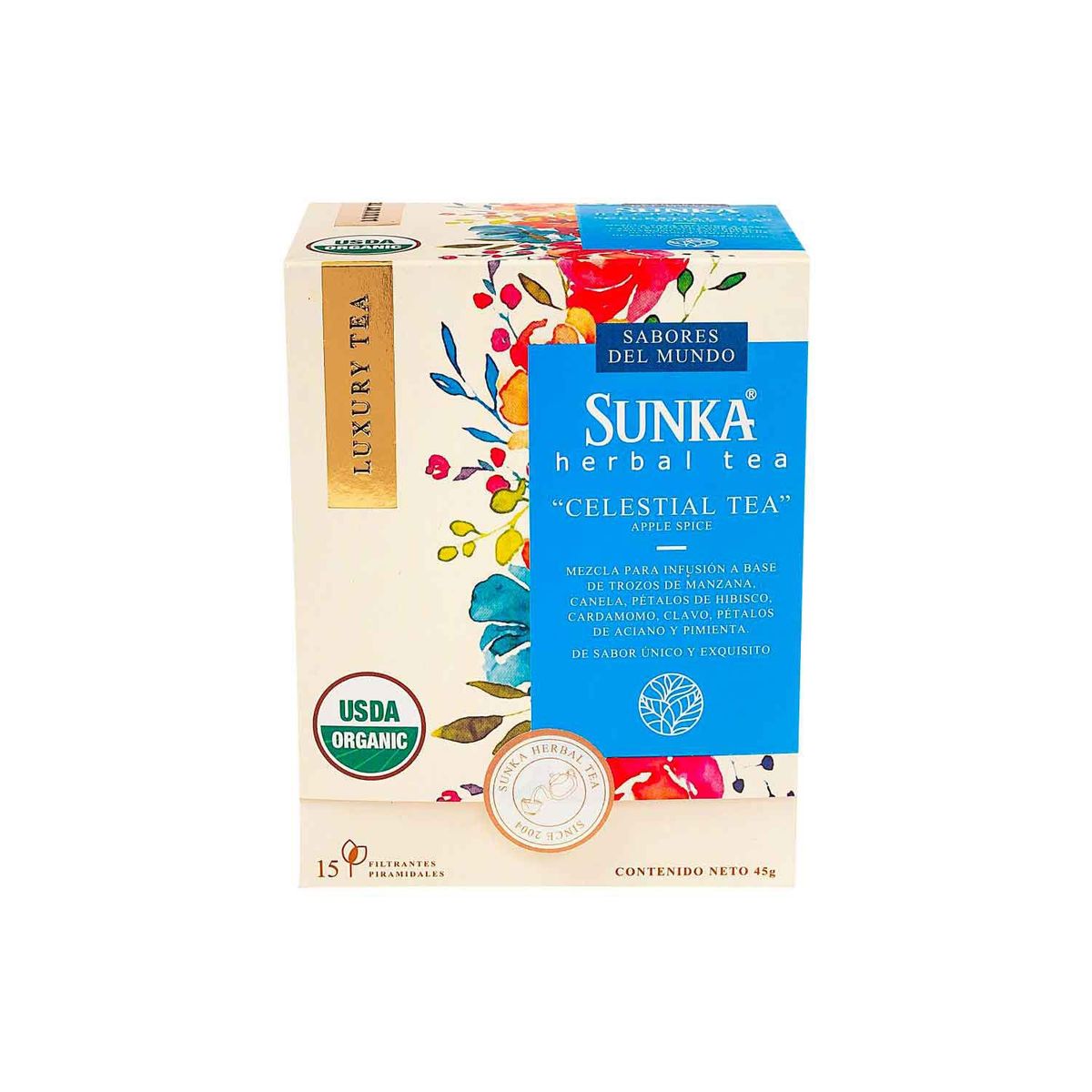 SUNKA - Té Orgánico Sunka Luxury Celest 15 Unidades