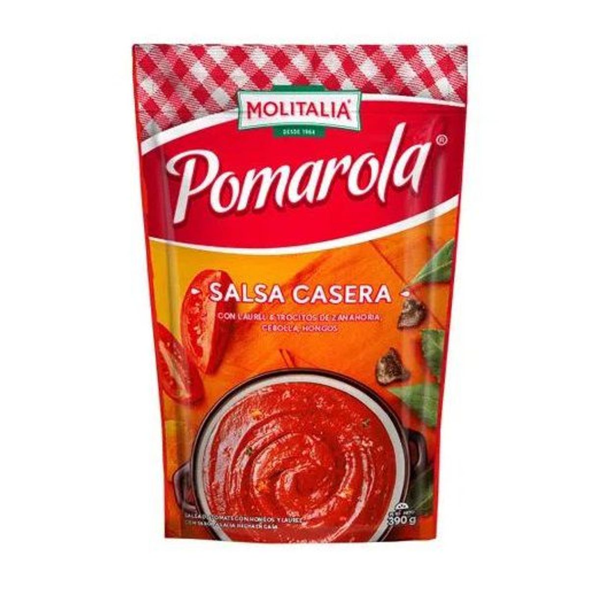 MOLITALIA - Salsa Tomate Pomarola Casera 390g
