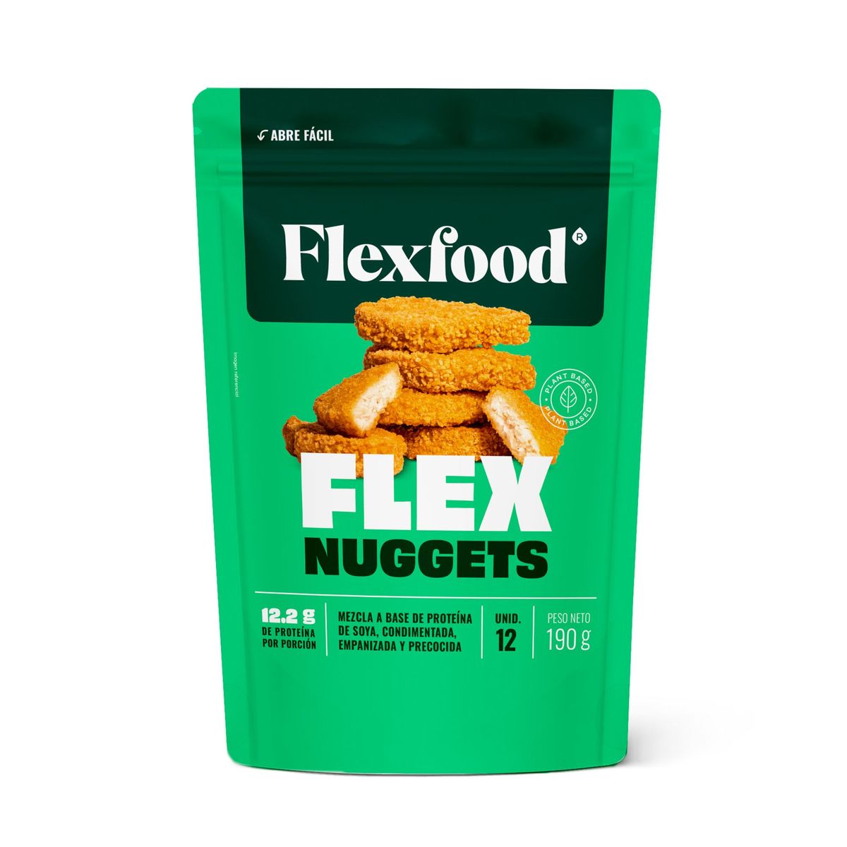 FLEXFOOD - Nuggets a Base de Soya Flexfood Doypack 190 g