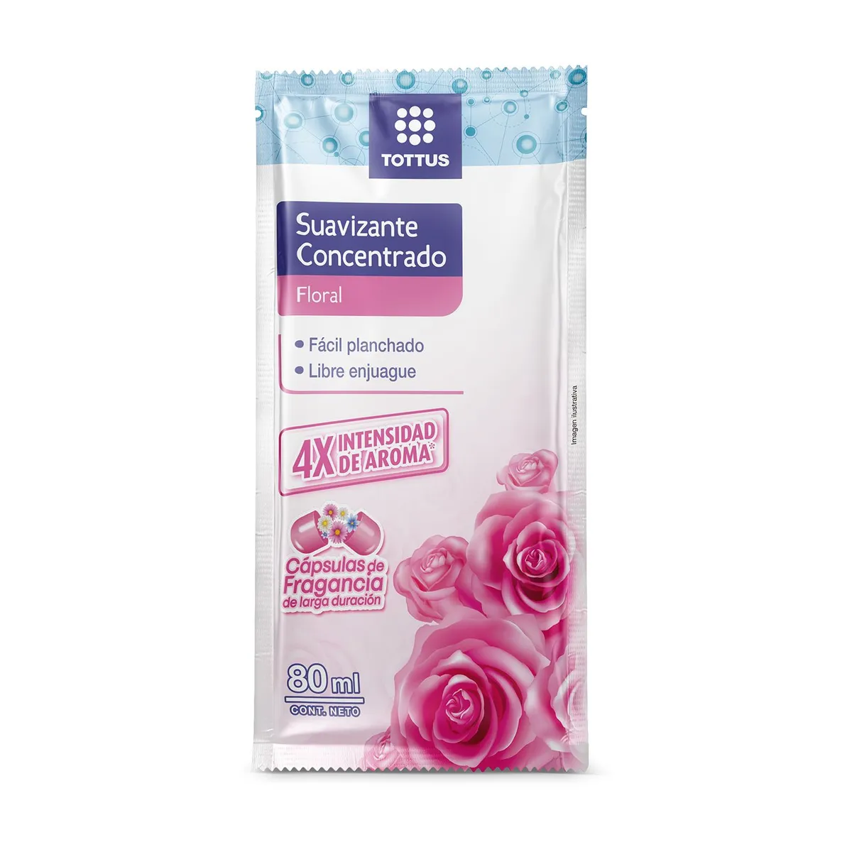 TOTTUS - Suavizante Concentrado Tottus Floral Sachet 80 mL