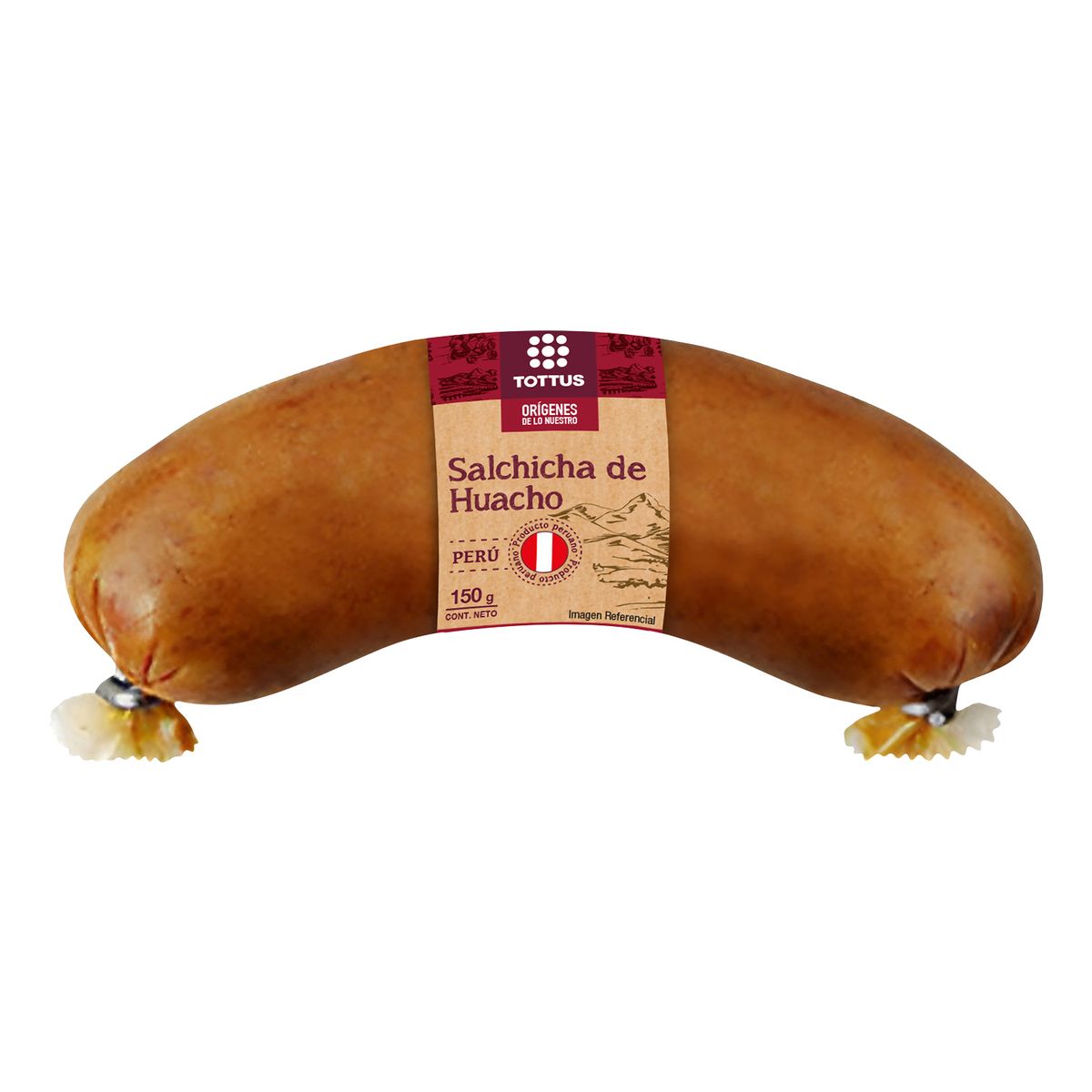 TOTTUS - Salchicha de Huacho Tottus Empaque 150 g