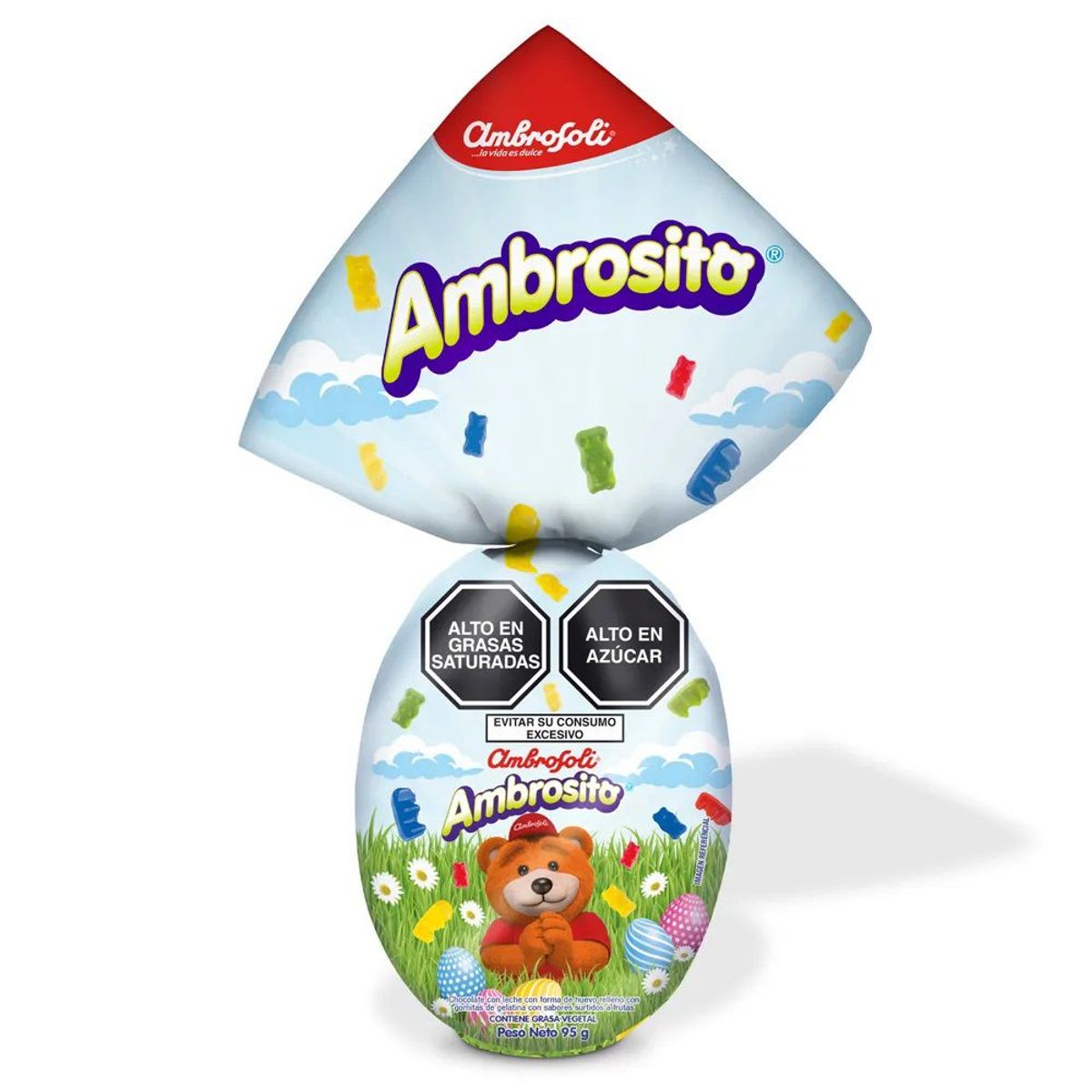 AMBROSOLI - Huevo Chocolate Ambrosito Empaque 95 g