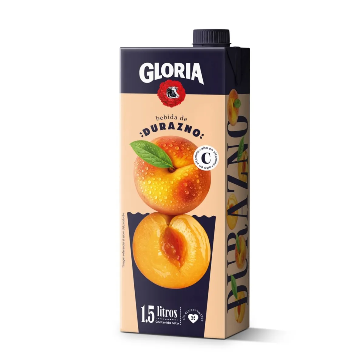 GLORIA - Bebida Gloria Durazno Caja 1.5 L