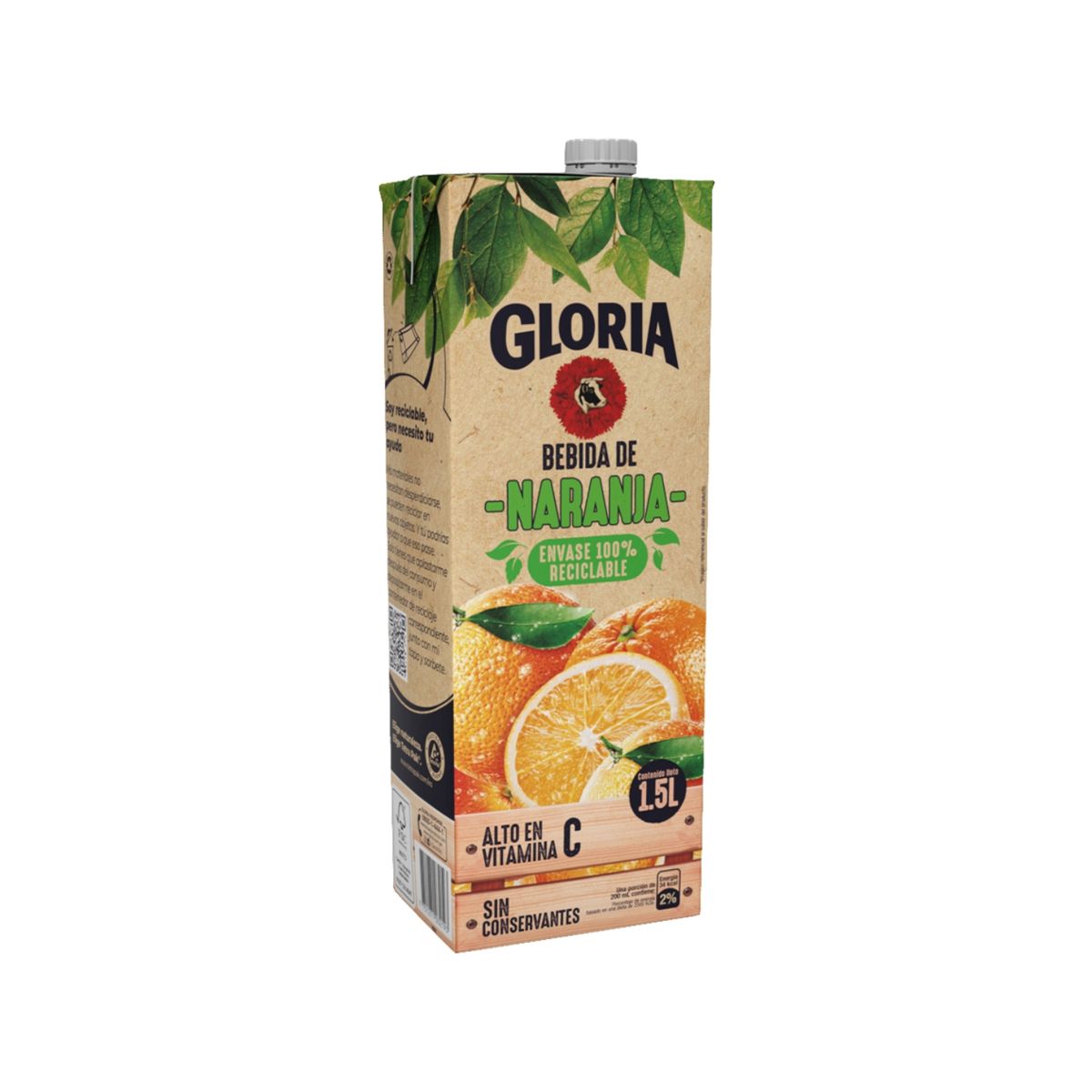 GLORIA - Bebida Gloria Naranja Caja 1.5 L