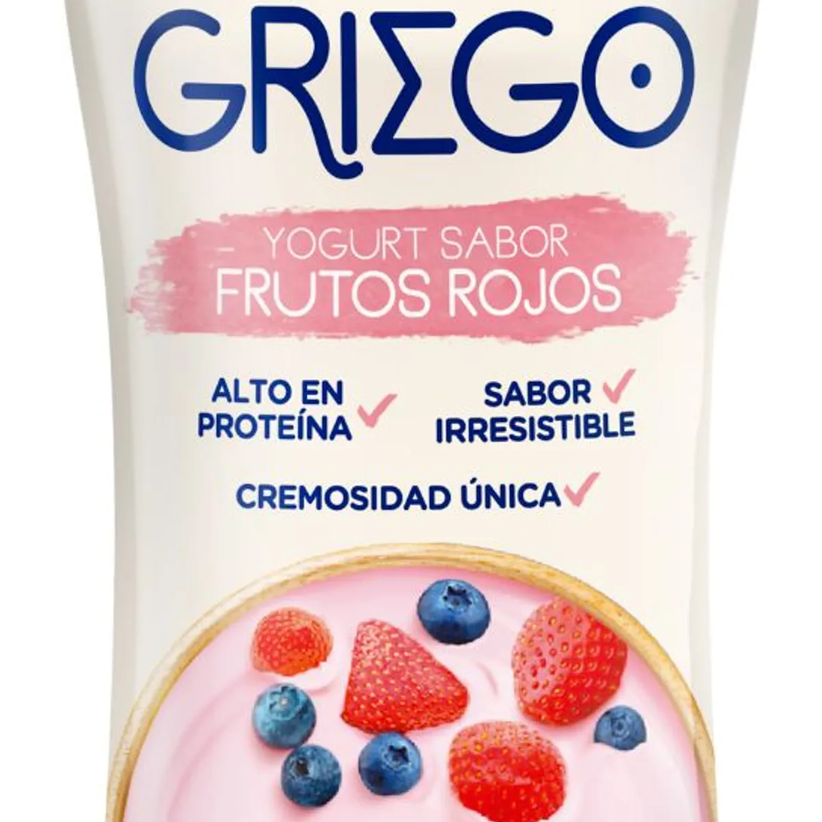 GLORIA - Yogurt Gloria Griego Frutos Rojos Botella 950 g