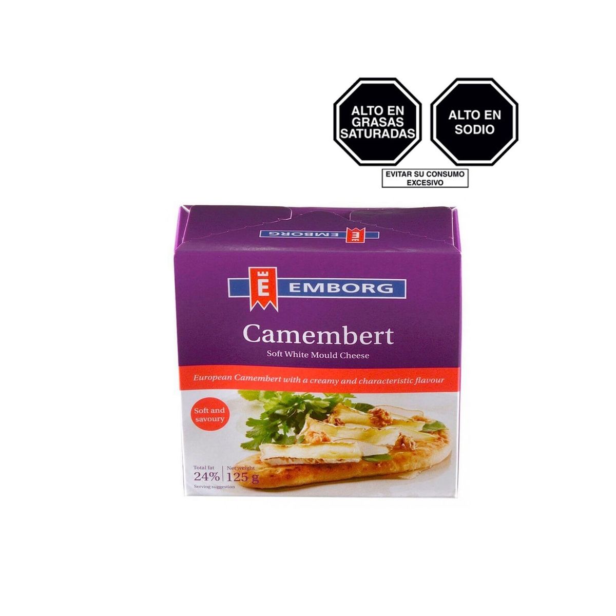 EMBORG - Queso Camembert Emborg Caja 125 g