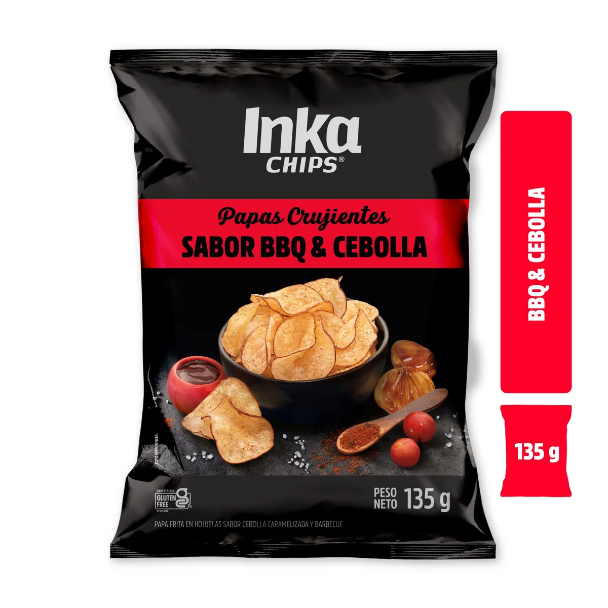 INKA CHIPS - Papa Inka Chips BBQ Bolsa 135 g