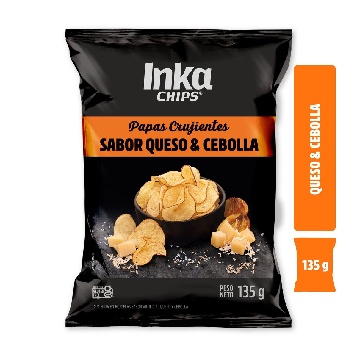 INKA CHIPS - Papa Inka Chips Queso Bolsa 135 g