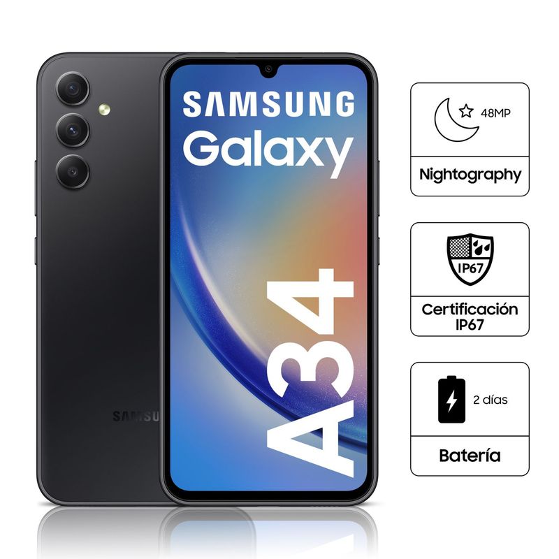  - GALAXY A34 5G 6GB 128GB GRAFITO