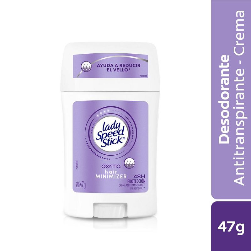 LADY SPEED STICK - Desodorante Lady Speed Stick Derma Hair Minimizer Envase 47 g