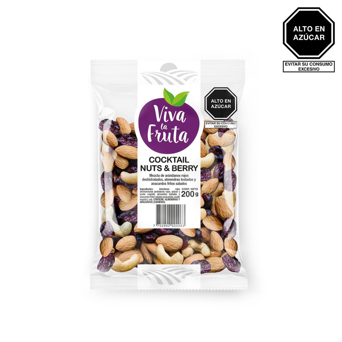  - COCKTAIL NUTS  BERRY VIVA LA FRUTA 200G