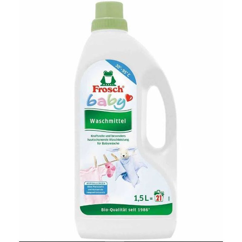 FROSCH - Detergente Líquido para Ropa de Bebé Frosch