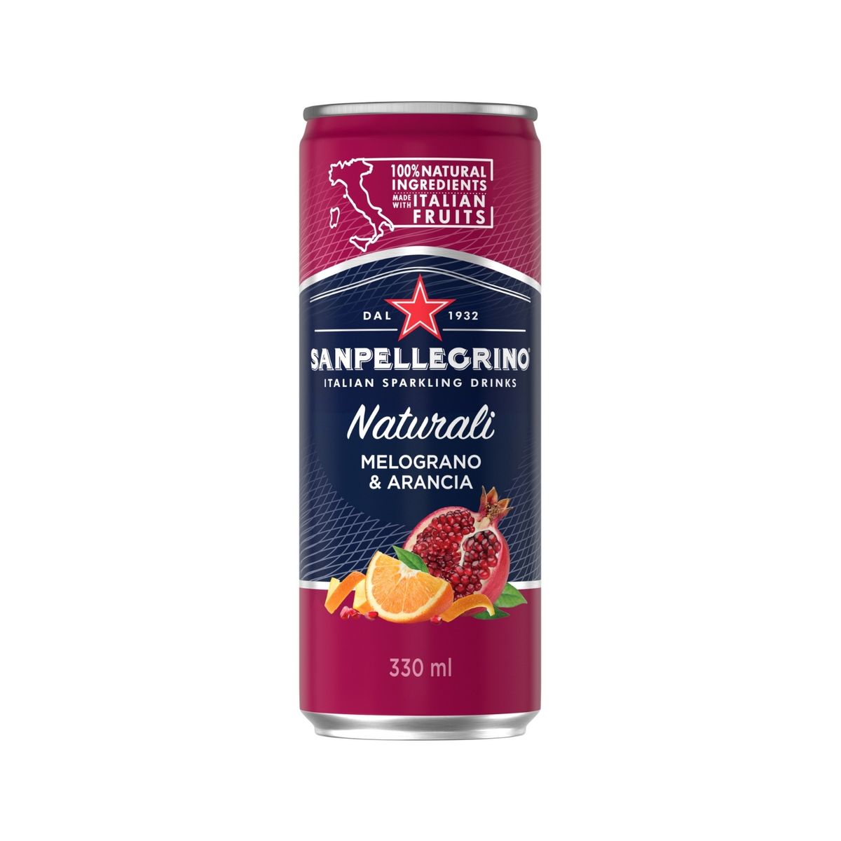 SAN PELLEGRINO - Bebida San Pellegrino Melograno Arancia Lata 330 mL