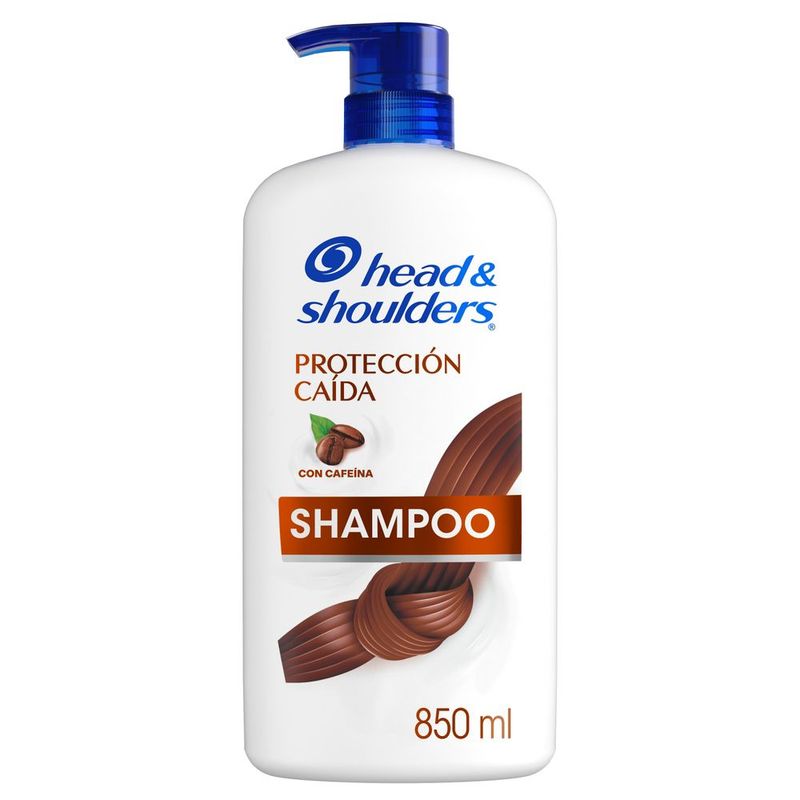 HEAD SHOULDERS - Shampoo Head Shoulders Protección Caída Cafeína Control Caspa Botella 850 mL