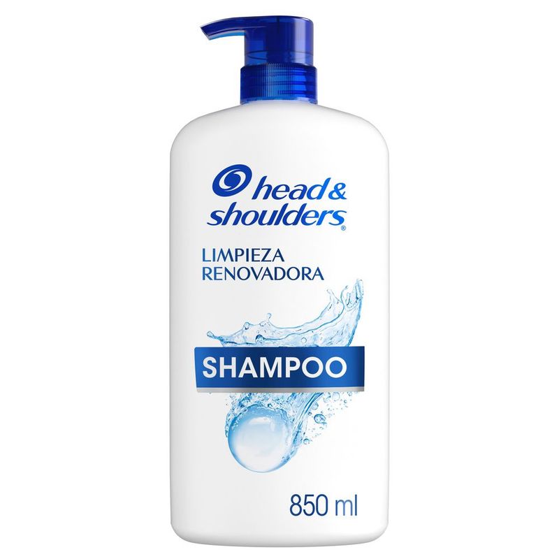 HEAD SHOULDERS - Shampoo Head Shoulders Limpieza Renovadora Control Caspa Botella 850 mL