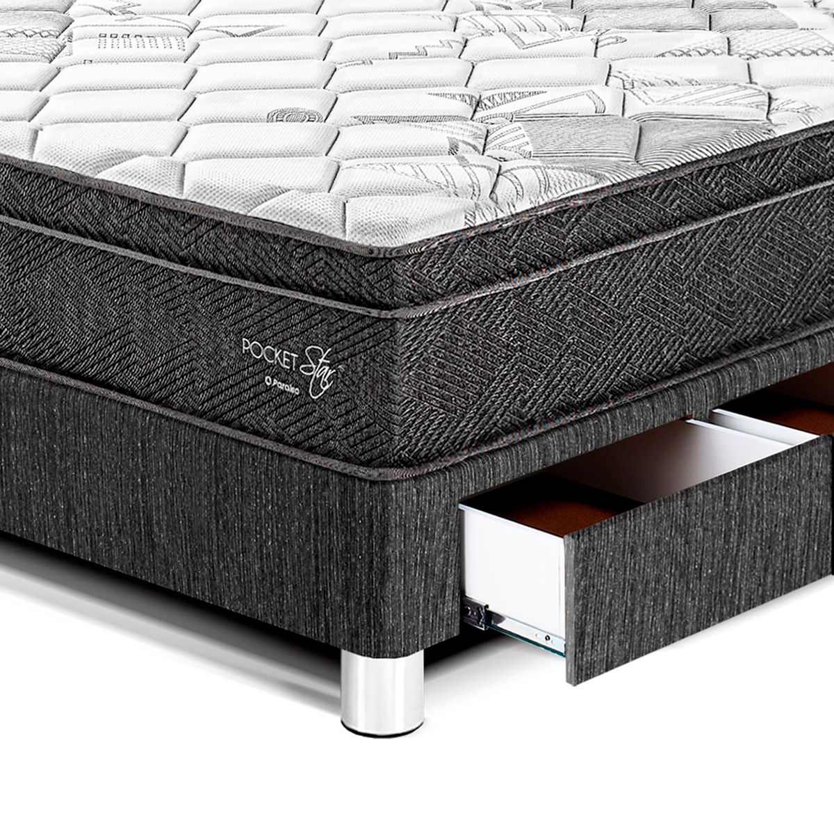 PARAISO - Dormitorio Pckt Star Caj 1.5 Plz Cab Loft Char